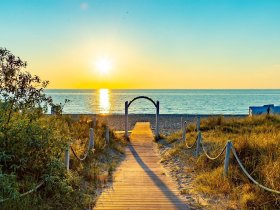Sommer, Sonne, Sonnenschein direkt an der Ostsee