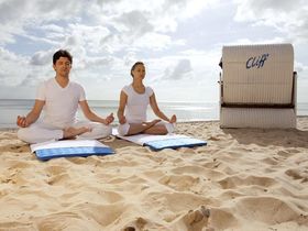 Schneeballschlacht auf Rügen
