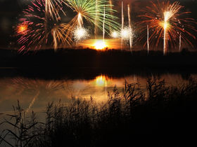 Schneeballschlacht auf Rügen