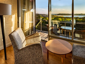 Schneeballschlacht auf Rügen