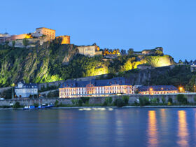 Winterliches Koblenz an Rhein & Mosel