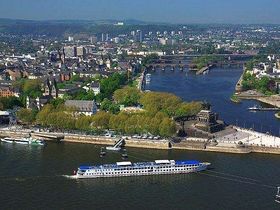 Winterliches Koblenz an Rhein & Mosel