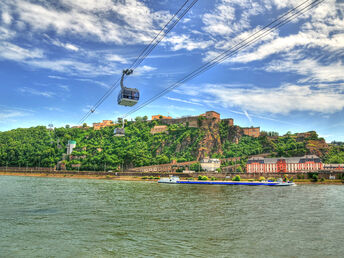 Seilbahn zur Festung Ehrenbreitstein - 3 Tage an Rhein und Mosel in Koblenz inkl. Willkommensgetränk