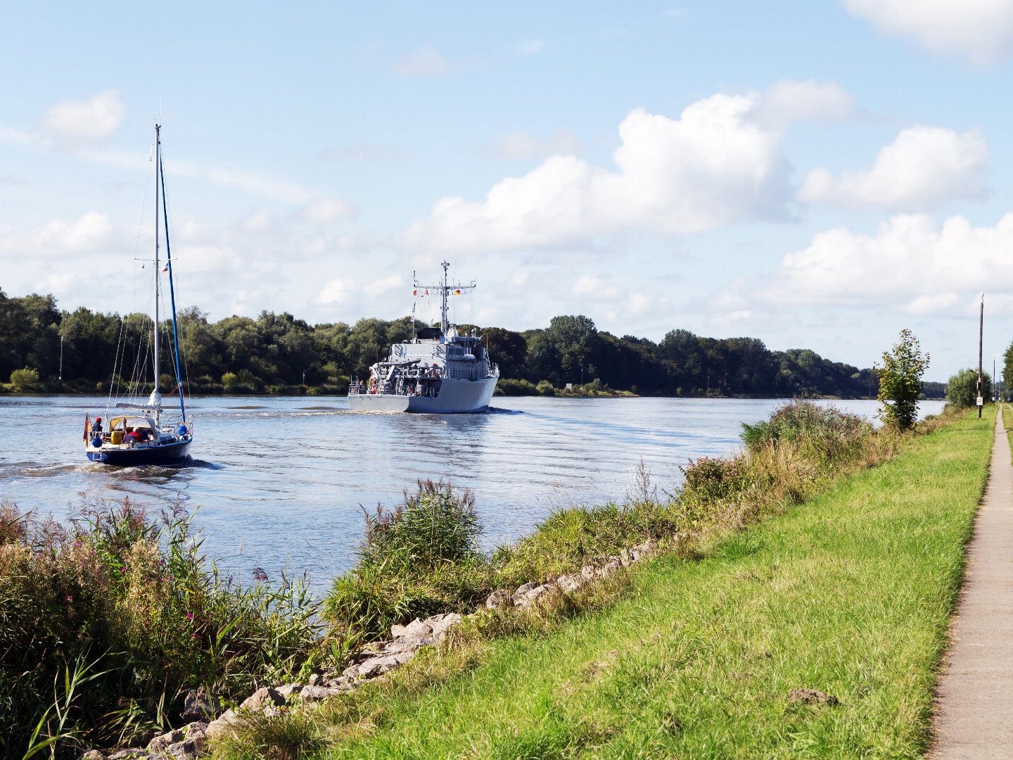 4 Tage Radfahren am Nord-Ostsee-Kanal 