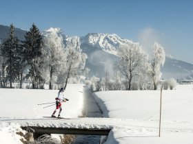 Winterglück in den Bergen