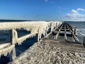 Schönes Meer in Sicht für ein paar Tage Auszeit