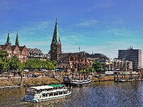  Hotel BOOTSHAUS - Einfach ans Wasser... 3 Tage direkt am Weserradweg in Achim bei Bremen