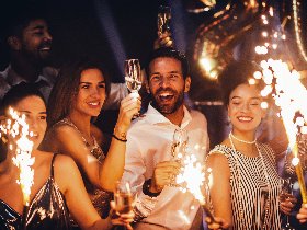 Silvester in  Franzenbad in Tschechien 