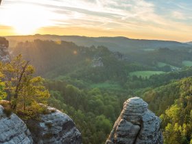4 Winterwander-Tage auf der Burg Hohnstein in der Nähe von Dresden